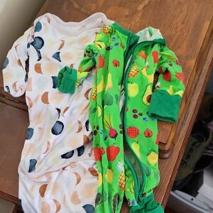 Little Sleepies Gown And One Piece Set